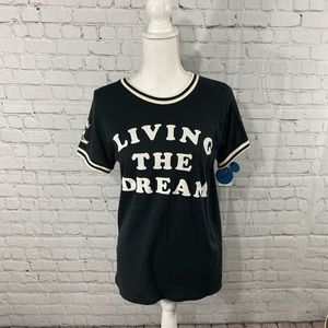 NWT Disney “Living the Dream” t-shirt